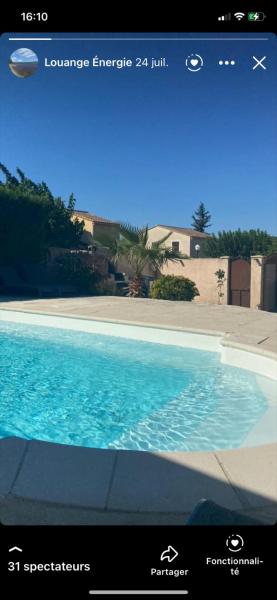 Maison méditerranéenne 130m piscine Vaucluse